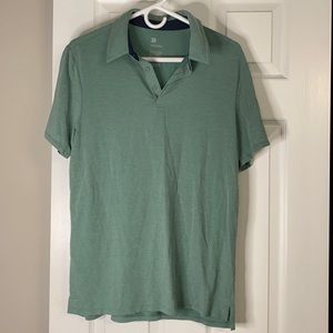 Sage green men’s polo